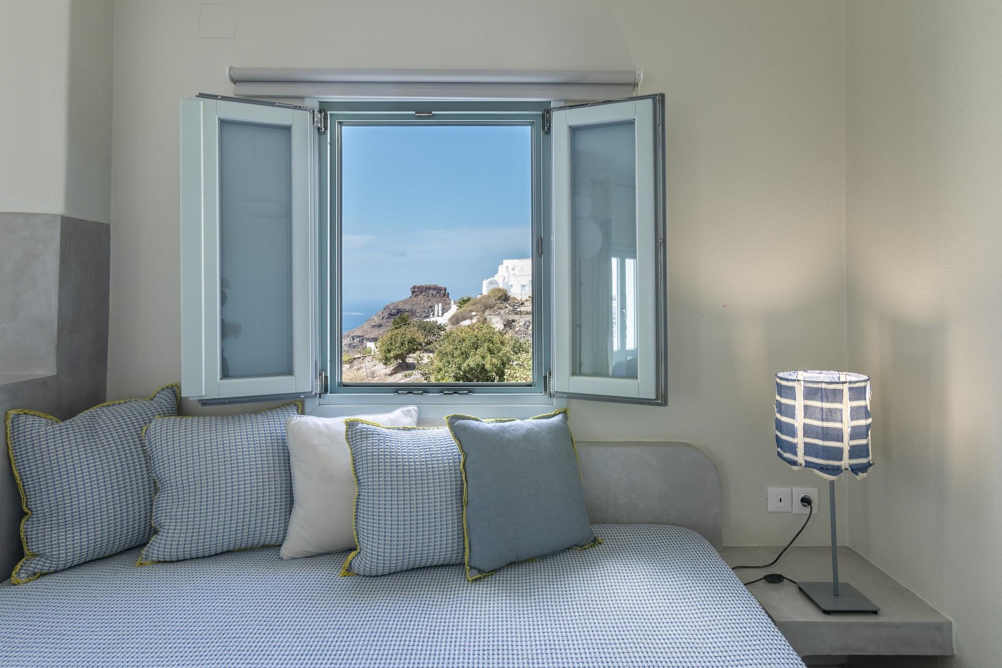Blue Dolphins Apartments Firostefani Exteriér fotografie